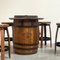 Vintage Jack Daniels Whiskey Bar with Stools, Set of 5, Image 2