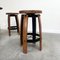 Vintage Jack Daniels Whiskey Bar with Stools, Set of 5 10