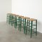 Bar Stools with Rush Seats, 1960s, Set of 6 3