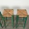 Bar Stools with Rush Seats, 1960s, Set of 6, Image 9