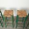 Bar Stools with Rush Seats, 1960s, Set of 6, Image 8