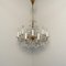 Crystal Brass Chandelier from Palme & Walter, 1970s 1