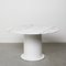 Round Carrara Marble Dining Table, 1970s 2