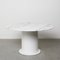 Round Carrara Marble Dining Table, 1970s, Image 2