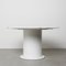 Tavolo da pranzo rotondo in marmo di Carrara, anni '70, Immagine 3