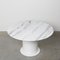 Mesa de comedor redonda de mármol de Carrara, años 70, Imagen 4
