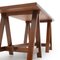 Wooden Desk with Trestles, 1970s 9
