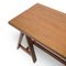 Wooden Desk with Trestles, 1970s 10