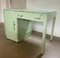 Vintage Desk in Mint Green, France, 1930s 6