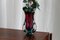Moderne Italienische Mid-Century Vase aus Muranoglas in Lila & Grün, 1960er 15