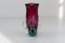 Mid-Century Modern Italian Purple and Green Murano Glass Vase, 1960s 11