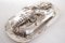 King Size Lobsters Dish in Silver-Plating by Franco Lapini, 1970s 1