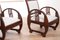 Vintage French Art Deco Wooden Armchairs, 1930s, Set of 2 8