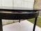 Scandinavian Black Round Extendable Dining Table, 1970s 6