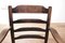 Dutch Rural Ladder Back Oak Rush Seat Armchairs, 1920s, Set of 2 10