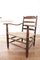 Dutch Rural Ladder Back Oak Rush Seat Armchairs, 1920s, Set of 2 7