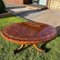 Victorian Period Oval Burr Walnut and Marquetry Inlaid Coffee Table, 1880s 1