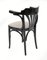 Mid-Century Modern French Ebonized Beech Bistro Chairs, 1970s, Set of 4, Image 8