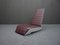 Space Age Leather & Fiberglass Lounge Chair, 1980s, Image 1