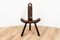 Spanish Brutalist Wooden Chair, 1950s 3