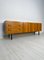 Mid-Century Sideboard aus Nussholz mit Metallbeinen, 1960er 2