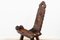 Spanish Brutalist Wooden Chair, 1950s 6