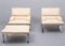 Belgian Lounge Chairs and Ottoman from Durlet, 1970s, Set of 3 5