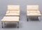 Belgian Lounge Chairs and Ottoman from Durlet, 1970s, Set of 3, Image 5