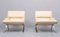 Belgian Lounge Chairs and Ottoman from Durlet, 1970s, Set of 3 6