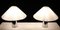 Italian Elpis Mushroom Table Lamps from Guzzini, 1970s, Set of 2 7