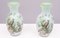 Vintage Italian Opaline Glass Hand Painted Vases, 1960, Set of 2, Image 5