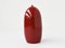 Large Swiss Ceramic Red Lacquer, 1970 1