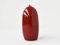 Large Swiss Ceramic Red Lacquer, 1970, Image 1