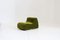 Vintage Green Velvet Lounge Chair, Italy, 1970s 2