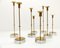 Scandinavian Candleholders by Gunnar Ander for Ystad Metall, 1960s, Set of 8, Image 1