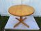 Scandinavian Style Round Extendable Dining Table in Pine, 1970s, Image 1