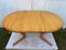 Scandinavian Style Round Extendable Dining Table in Pine, 1970s 10