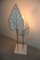 Lámpara de pie italiana con hojas de cerámica, años 70, Imagen 5