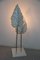 Lámpara de pie italiana con hojas de cerámica, años 70, Imagen 6