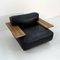 Pianura Armchairs in Black Leather by Mario Bellini for Cassina, 1970s, Set of 2 9