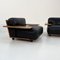 Fauteuils Pianura en Cuir Noir par Mario Bellini pour Cassina, 1970s, Set de 2 12