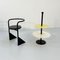 Table d'Appoint Vintage Noire et Jaune, 1980s 4