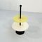 Table d'Appoint Vintage Noire et Jaune, 1980s 3