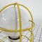 Yellow Wire Table Lamp from Targetti, 1980s 4