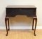 Serpentine Front Side Table on Cabriole Legs with Single Drawer 17