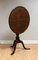 20th Century Edwardian Brown Tilt Top Table with Tripod Legs 4