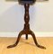20th Century Edwardian Brown Tilt Top Table with Tripod Legs, Image 15