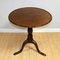 20th Century Edwardian Brown Tilt Top Table with Tripod Legs 9