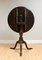 20th Century Edwardian Brown Tilt Top Table with Tripod Legs 11