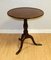 20th Century Edwardian Brown Tilt Top Table with Tripod Legs 8